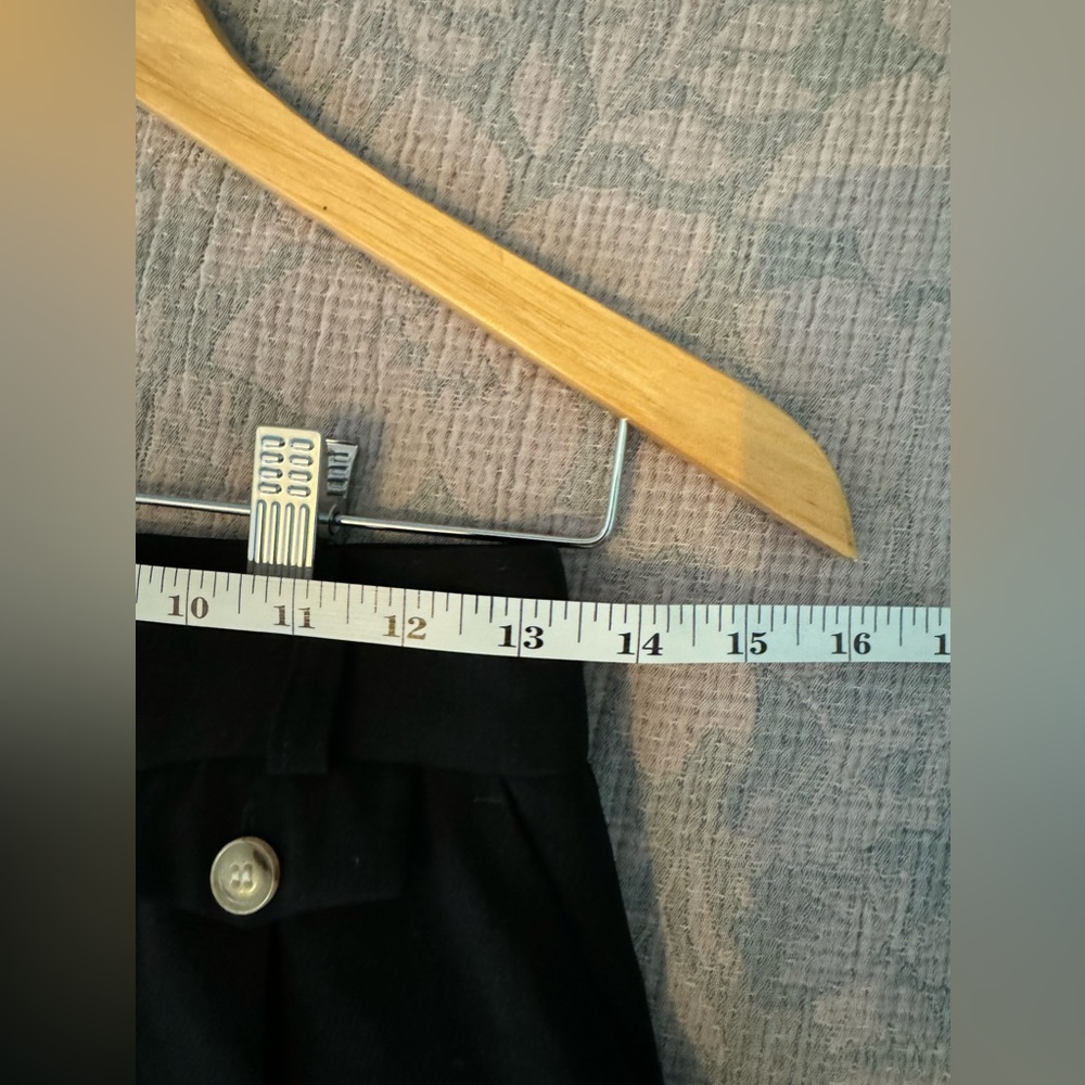 NWOT Madewell The Rosedale High-Rise Straight Pant in Crepe with light buttons - Picture 6 of 9